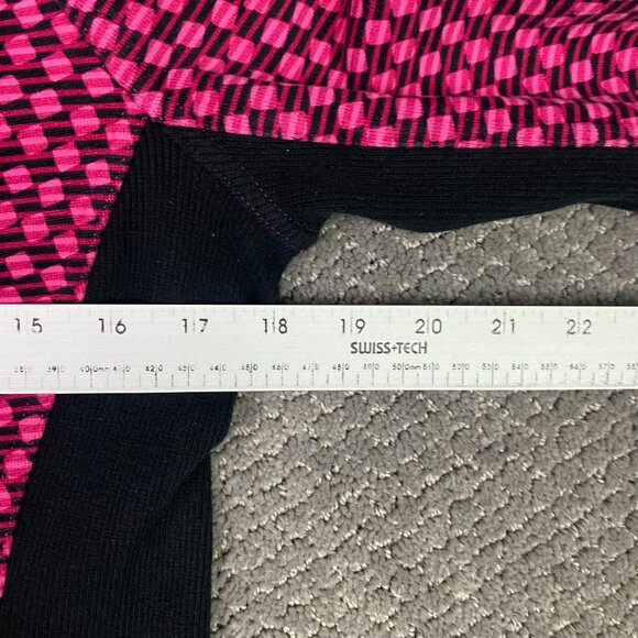 Lululemon Radiant Jacket Women's Size 6 Pink Black Full Zip Check Checkered - Picture 10 of 11